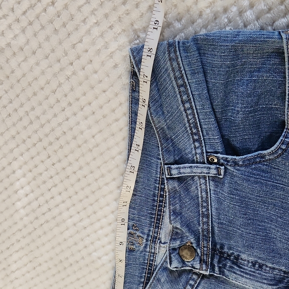 RIDERS BY LEE WOMENS JEANS SIZE 18 WASHED BLUE COLOR - Picture 9 of 13